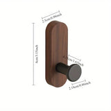 NordicWood Wandhaken aus Walnussholz