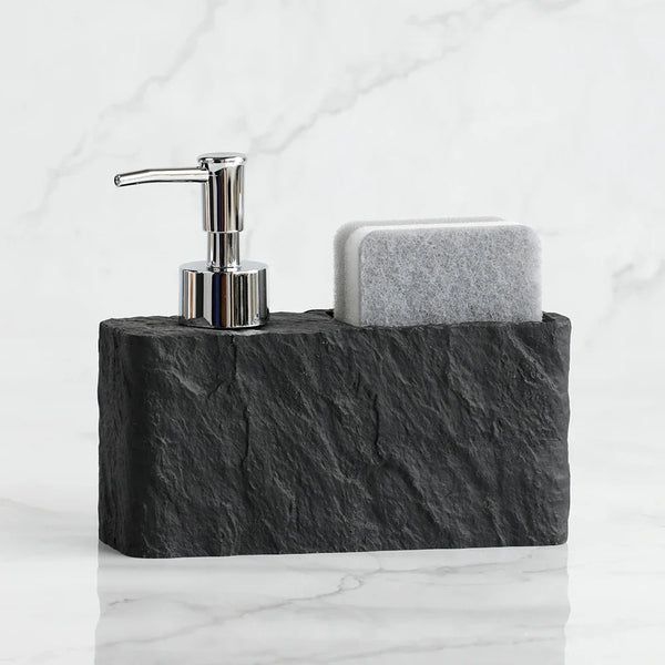 StoneTouch Seifenspender mit Schwammhalter
