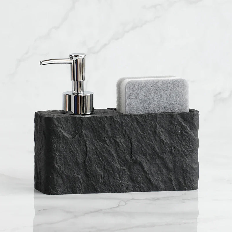 StoneTouch Seifenspender mit Schwammhalter