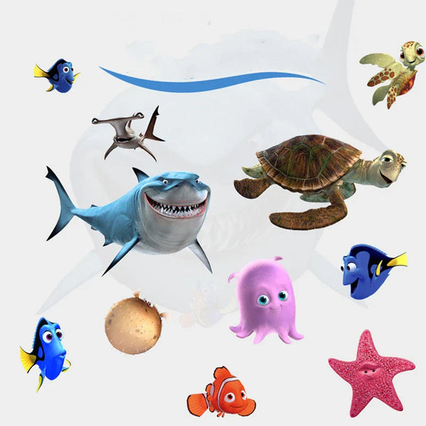 AquaKids 3D Wandsticker Meerestiere