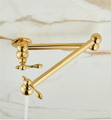 RoyalPour – Luxus Wandarmatur Gold Ausziehbarer Pot Filler