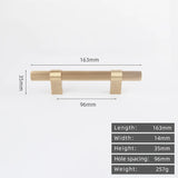 Lumarex LineaGold Möbelgriff 96 mm