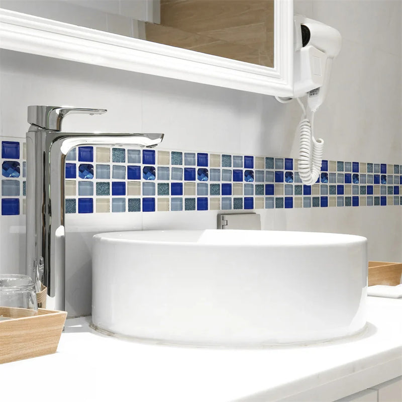 DecoMosaic Wasserdichte Mosaik Wandaufkleber