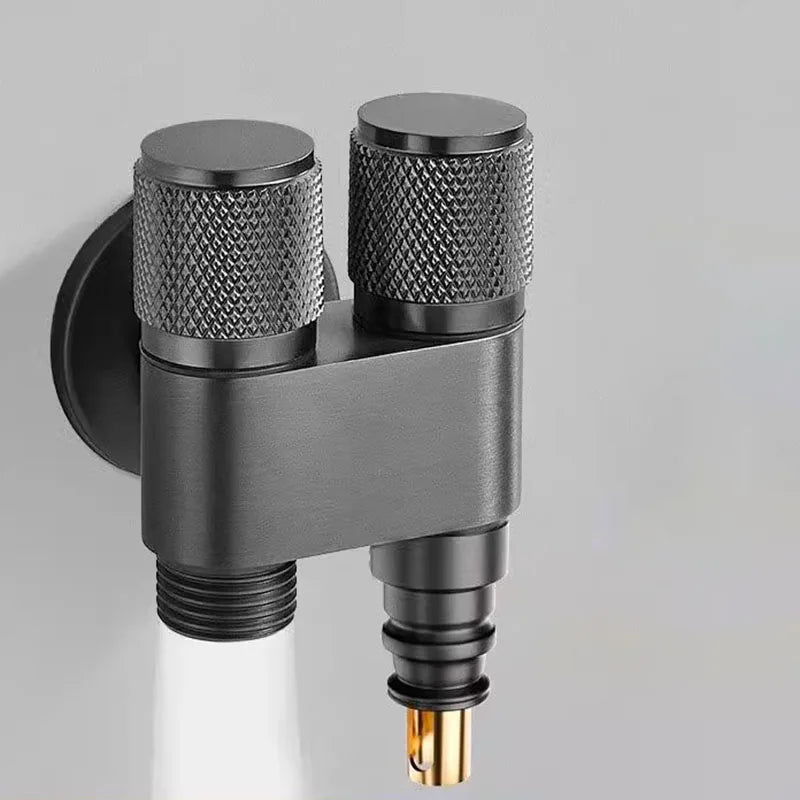 Dual Flow Pro – 2-in-1 Wandarmatur für Toilette und Waschmaschine