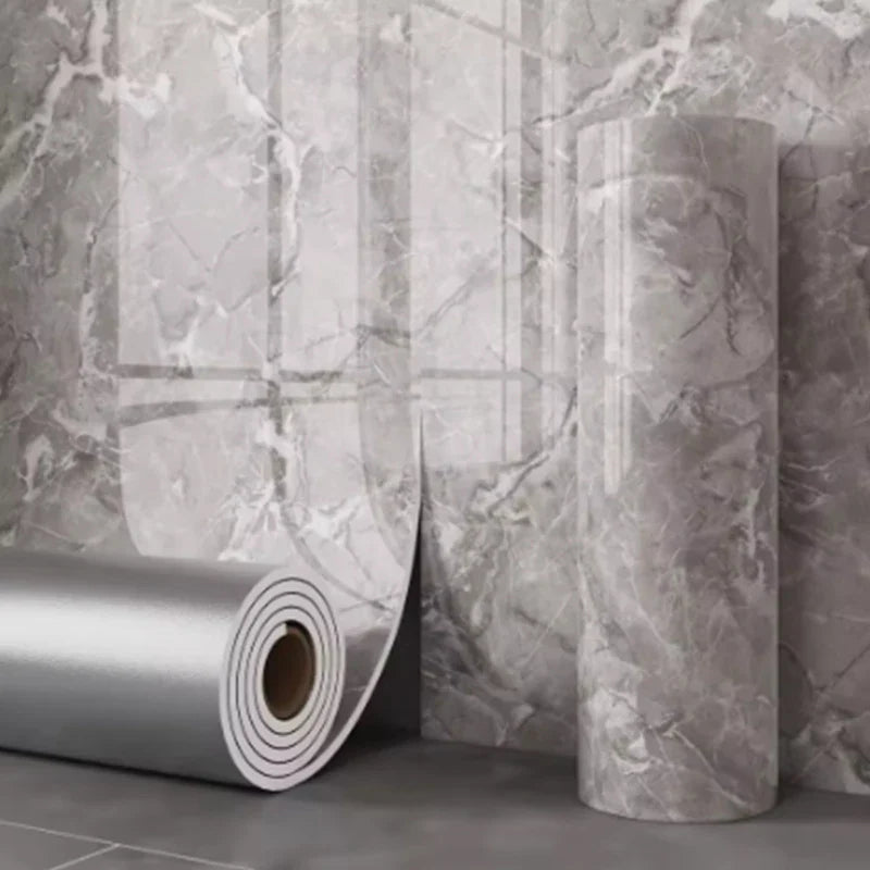 MarbleDream – Luxuriöse Selbstklebende Marmor-Tapete mit Schaumstruktur