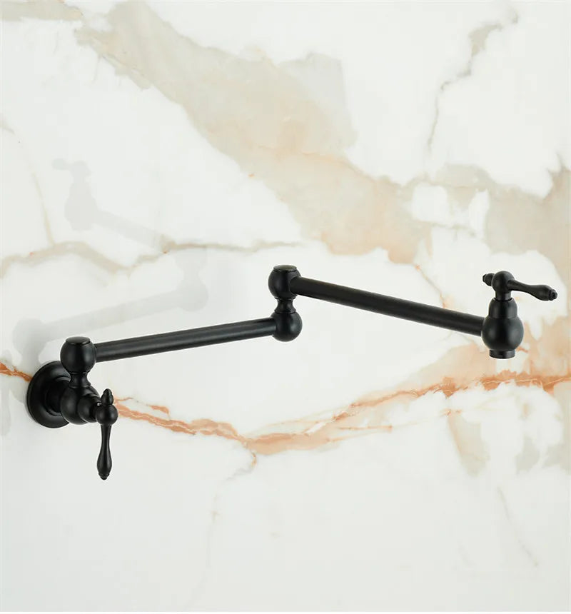 RoyalPour – Luxus Wandarmatur Gold Ausziehbarer Pot Filler