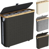 RollGuard Eleganter WC-Papierkorb mit Deckel – Geschlossener Aufbewahrungsbehälter für Toilettenpapier