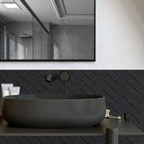 Herringbone Luxe – Selbstklebende Wandfliesen