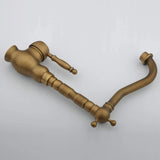 BronzoClassica Küchenarmatur aus antikem Messing