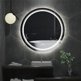 LUVODI Runder Smart LED Badezimmerspiegel