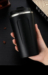ThermoGenuss Reisebecher – 380/510 ml Edelstahl-Thermobecher | Auslaufsicher & 6–12 Std. Isoliert | Kaffeebecher für Unterwegs