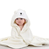 Baby Badeumhang | mit Kapuze & Cartoon-Design