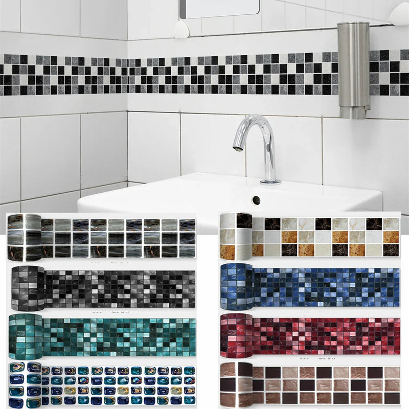DecoMosaic Wasserdichte Mosaik Wandaufkleber