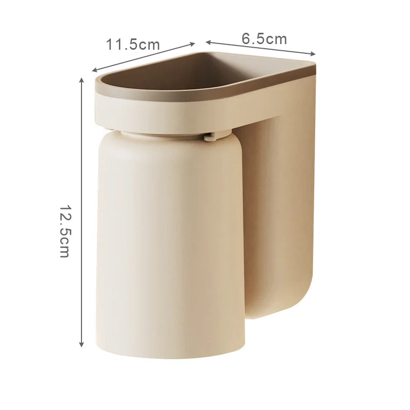 DuoClean 2-in-1 Wandhalterung für Zahnbürste und Becher – Clevere Aufbewahrung ohne Bohren