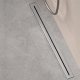 LuxDrain Premium Duschrinne - Edelstahl Bodenablauf für Bad & Dusche
