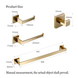 Badezimmer-Hardware-Set | Edelstahl – Gebürstetes Finish