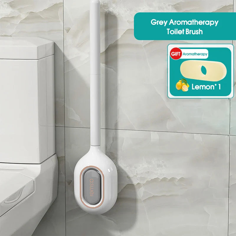 AromaBrush – Magnetische Duft-Toilettenbürste mit Wandhalterung