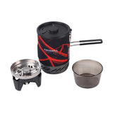 Fire-Maple Stern X1 Camping-Kochsystem – Tragbarer Gaskocher mit Wärmetauscher | Piezozündung & Aluminiumtopf | Für Trekking, Camping & Höhenlagen
