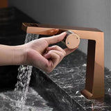 AurumFlow Luxury Pink Gold Waschbeckenarmatur