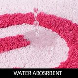 BlushNaked Getufteter Designteppich – Rosa "Get Naked" Bad- & Wohnteppich