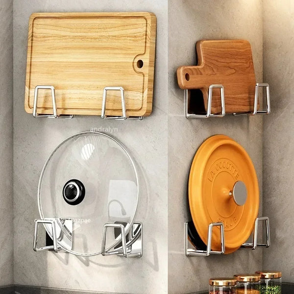 StickDry Edelstahl-Schwammhalter – Selbstklebender Organizer für Spüle & Küchenzubehör