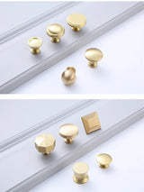 Aurivon LuxeGrip Möbelgriff aus Vollmessing