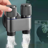 Dual Flow Pro – 2-in-1 Wandarmatur für Toilette und Waschmaschine