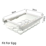 FridgeMaster – Transparente Küchenbox für Obst, Gemüse und Eier
