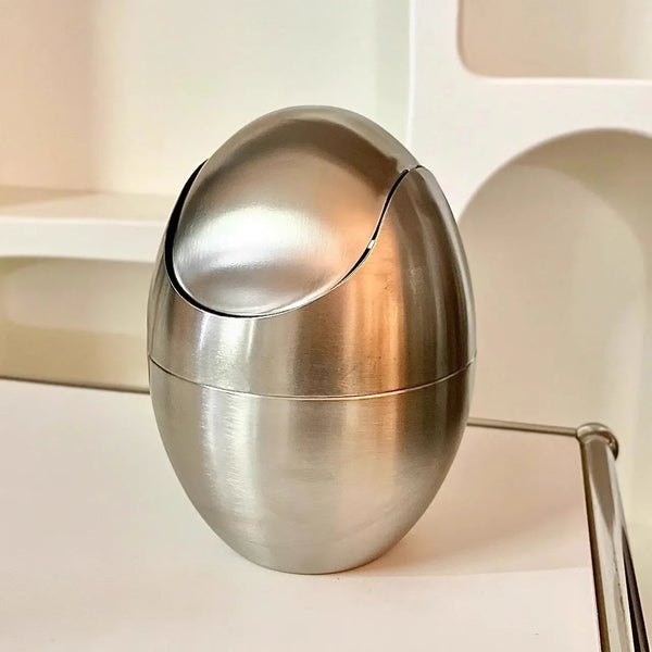 LuxBin Mini Mülleimer aus Edelstahl