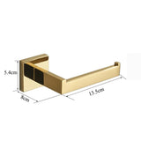 Papierrollenhalter aus 304 Edelstahl, goldfarben, für Badezimmer