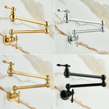 RoyalPour – Luxus Wandarmatur Gold Ausziehbarer Pot Filler
