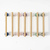 NordicLux Marmor & Messing Möbelgriffe