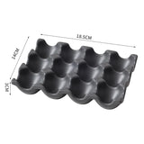 OvoLux Keramik Eierhalter – 6- & 12-Fach Eierablage für Küche & Kühlschrank