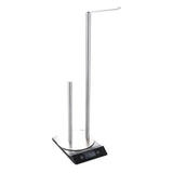 SteelPure DuoStand WC-Bürsten & Toilettenpapierhalter Set aus Edelstahl