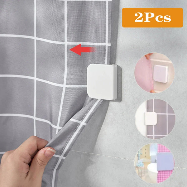 AquaFix Duschvorhang-Clips – 2er- und 6er-Set