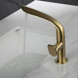 AquaLux Waschtischarmatur – Schwenkbarer Luxus Kalt-Warm-Wasserhahn mit Messinggehäuse
