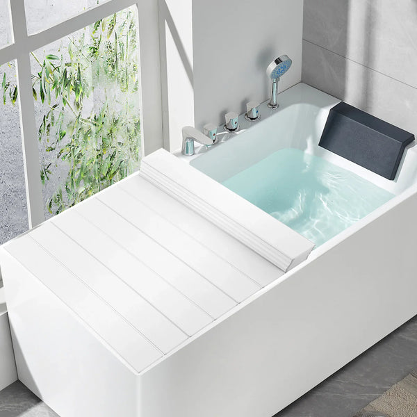 ThermaFold Faltbare Badewannenabdeckung – Wasserdichte PVC-Isolierplatte – 75 x 170 cm – Für Spa & Badezimmer