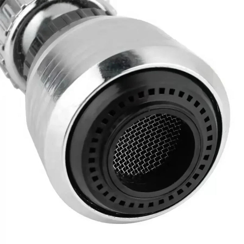 AquaFlex Steel – Edelstahl-Wasserhahnverlängerung mit 360° Drehung & Wassersparfunktion