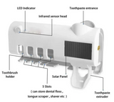 SolarBright UV-Zahnbürstenhalter mit Zahnpastaspender