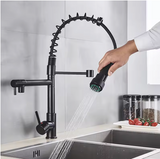 Ausziehbarer Küchenhahn | Warmes und kaltes Wasser | Einhebelmischer