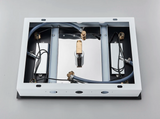 Thermostat-Duscharmatur mit LED-Anzeige – Integrierte Smart-Funktion | Quadratischer Duschstrahl | Messing | Schwarz