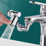 Wasserhahn Verlängerung 1080° Drehbar – Strahlregler Aufsatz | Doppelfunktion Sprühkopf | Flexible Reinigung