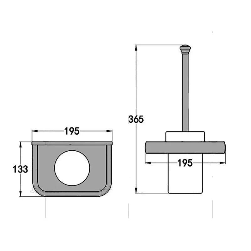 ImperialBronze Antik Messing Badezimmer Zubehör Set
