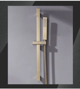 Verstellbare Duschstange Wandmontage – Brausestange Set | Edelstahl Handbrause | Wassersparend & Modern