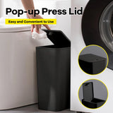 EcoPress 10L Mülleimer für Badezimmer