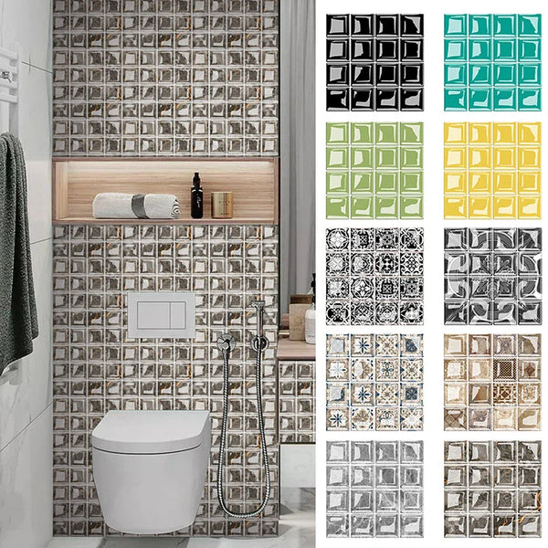 DecoMosaic 3D Mosaik Wandfliesen Aufkleber