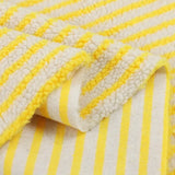 LambSoft Stripe Jacquard Lammfleece Stoff – Weiches Premium-Textil für Kinderkleidung & DIY