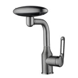 Design Waschtischarmatur mit kaskadenartigem Wasserfluss und vier Strahlarten
