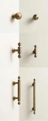 BrassElegance Massivmessing Antik T-Griff