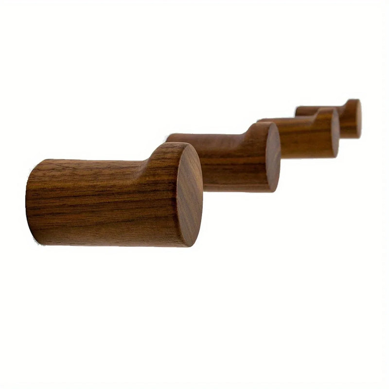 WalnutElegance Traditionelle Handgemachte Wandhaken